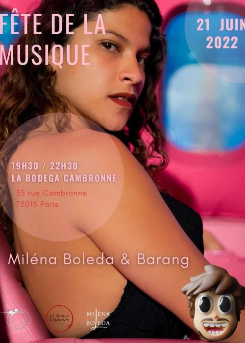 Milena Boleda Barang Flyer Fete de la musique